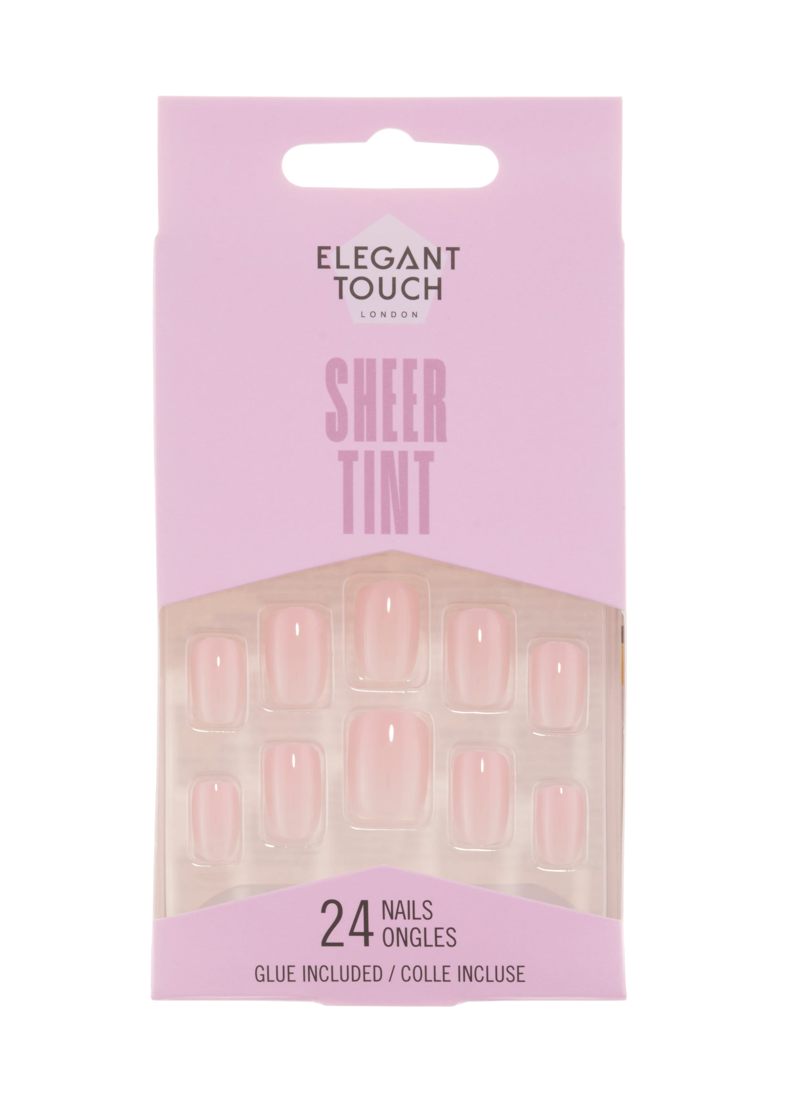 Elegant Touch Sheer Tint Ballerina Pink (Squoval)