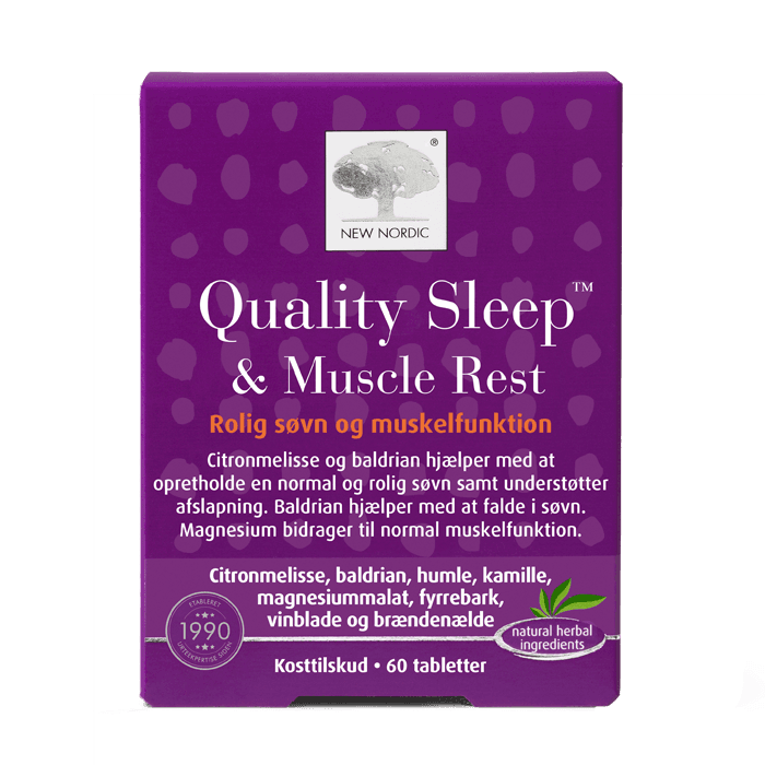 New Nordic Quality Sleep & Muscle Rest 60stk