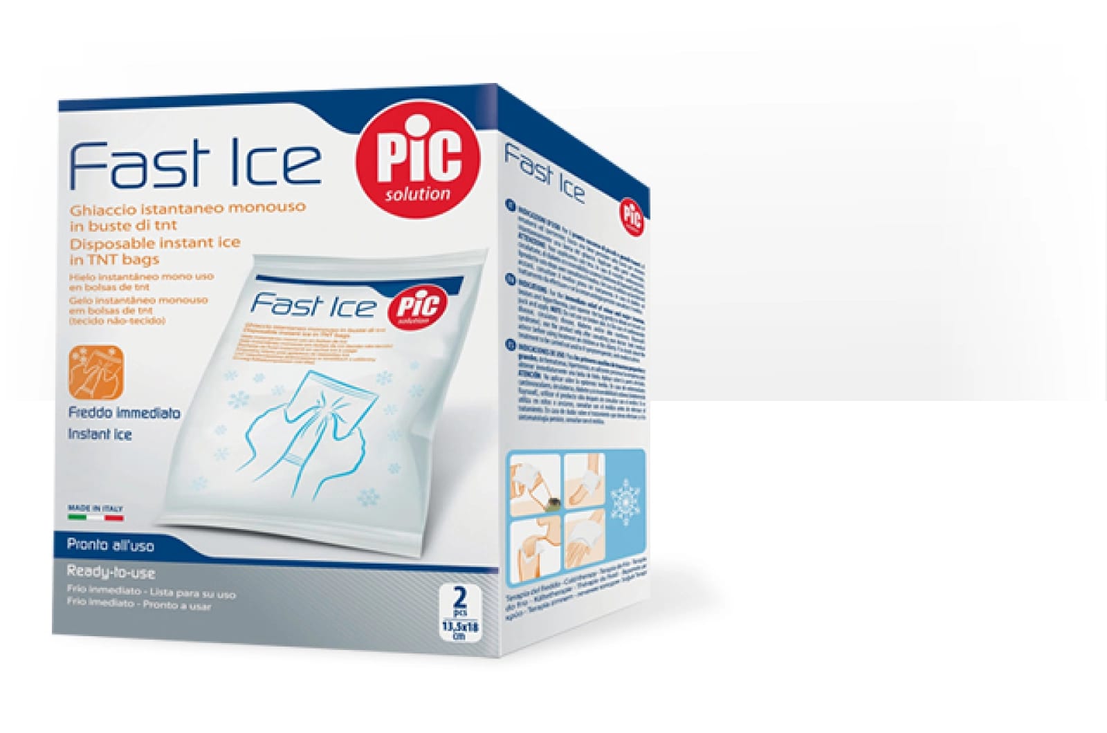 PIC Fast Ice kælipoki einnota 2 stk