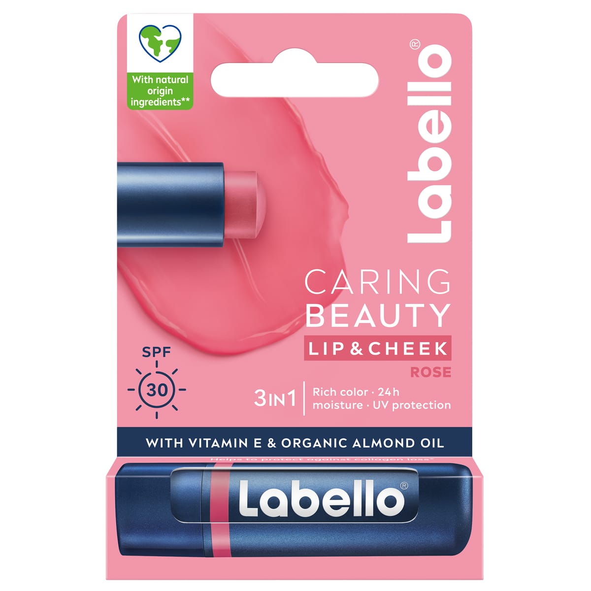 Labello Caring Beauty Lip&Cheek Rose SPF30 5,5ml