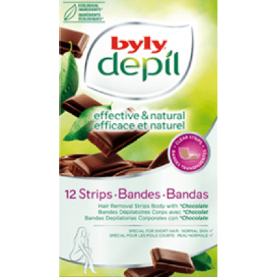 Byly Turbo Strips Body Chocolate 12stk