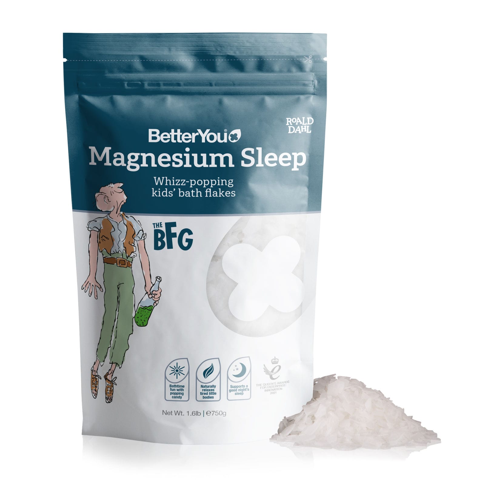 BetterYou Magnesium Sleep Kids Bath Flakes 750gr