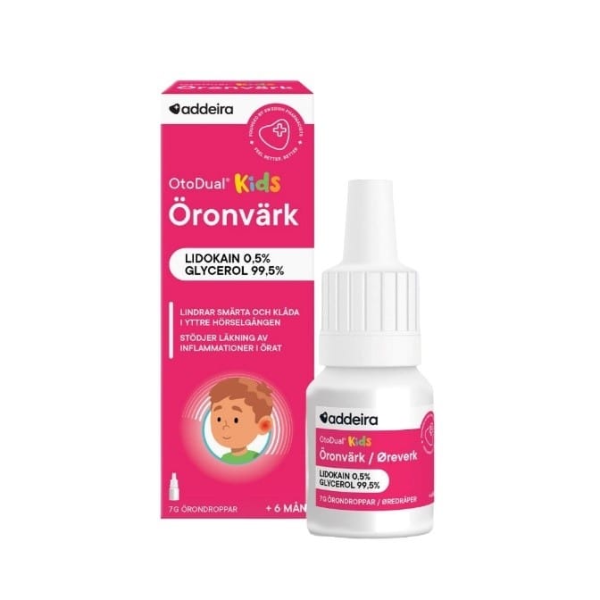 OtoDual Kids Öronvärk Lidakain 0,5% Glycerol 99,5%