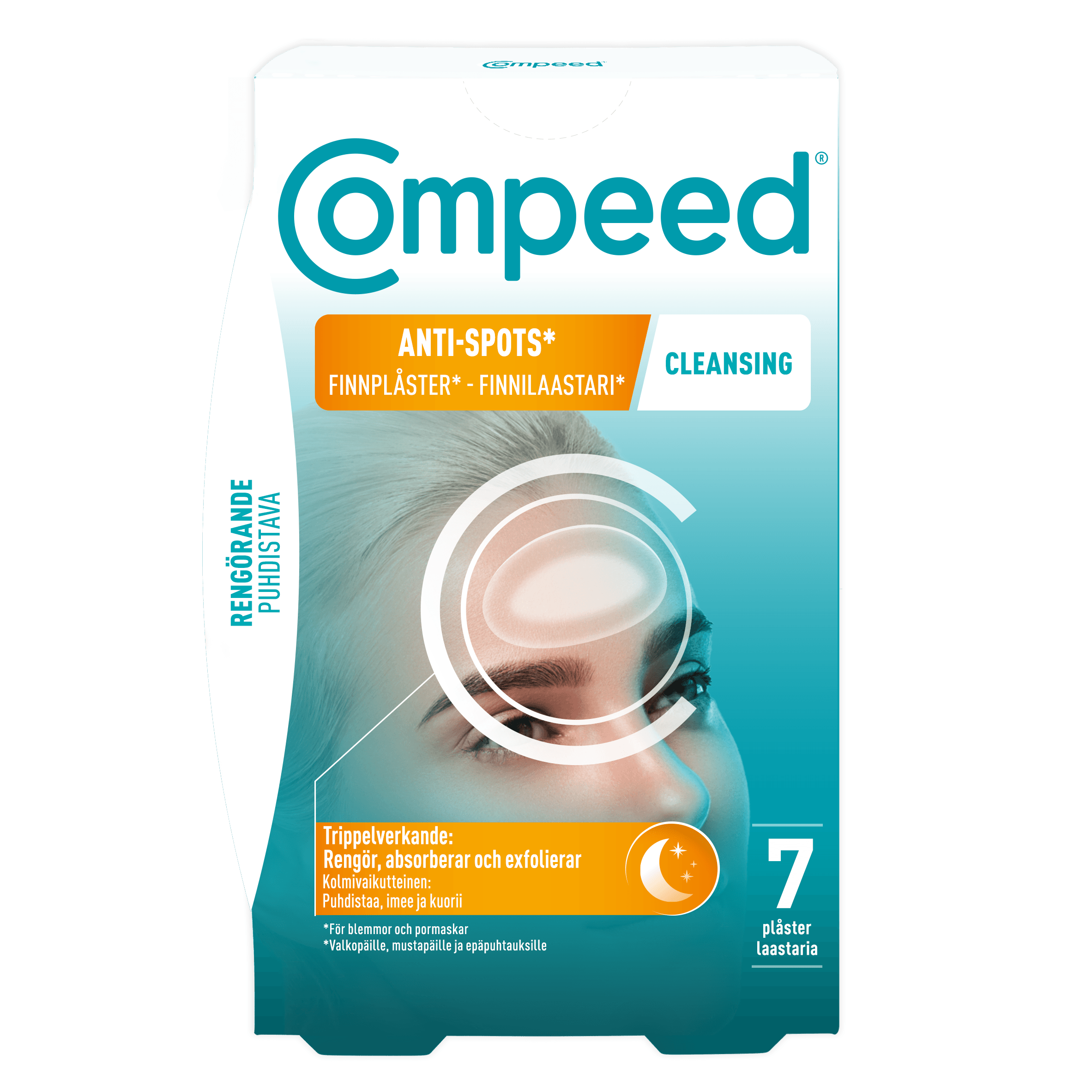 Compeed Bóluplástur Cleansing 7 stk