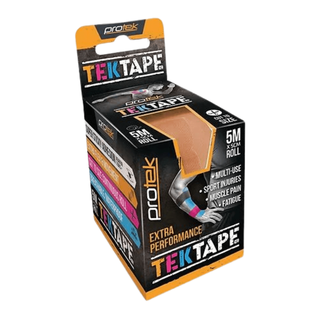 Protek TEKTAPE Kinesiology Tape 5cm x 5m Beige