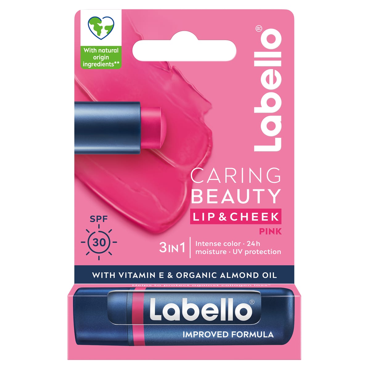 Labello Caring Beauty Lip&Cheek Pink SPF30 5,5ml