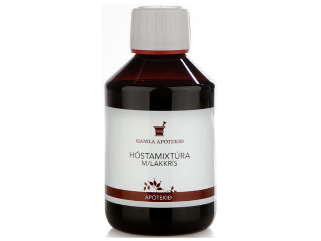 GAMLA APÓTEKIÐ Hóstamixtúra Með Lakkrís 200ml