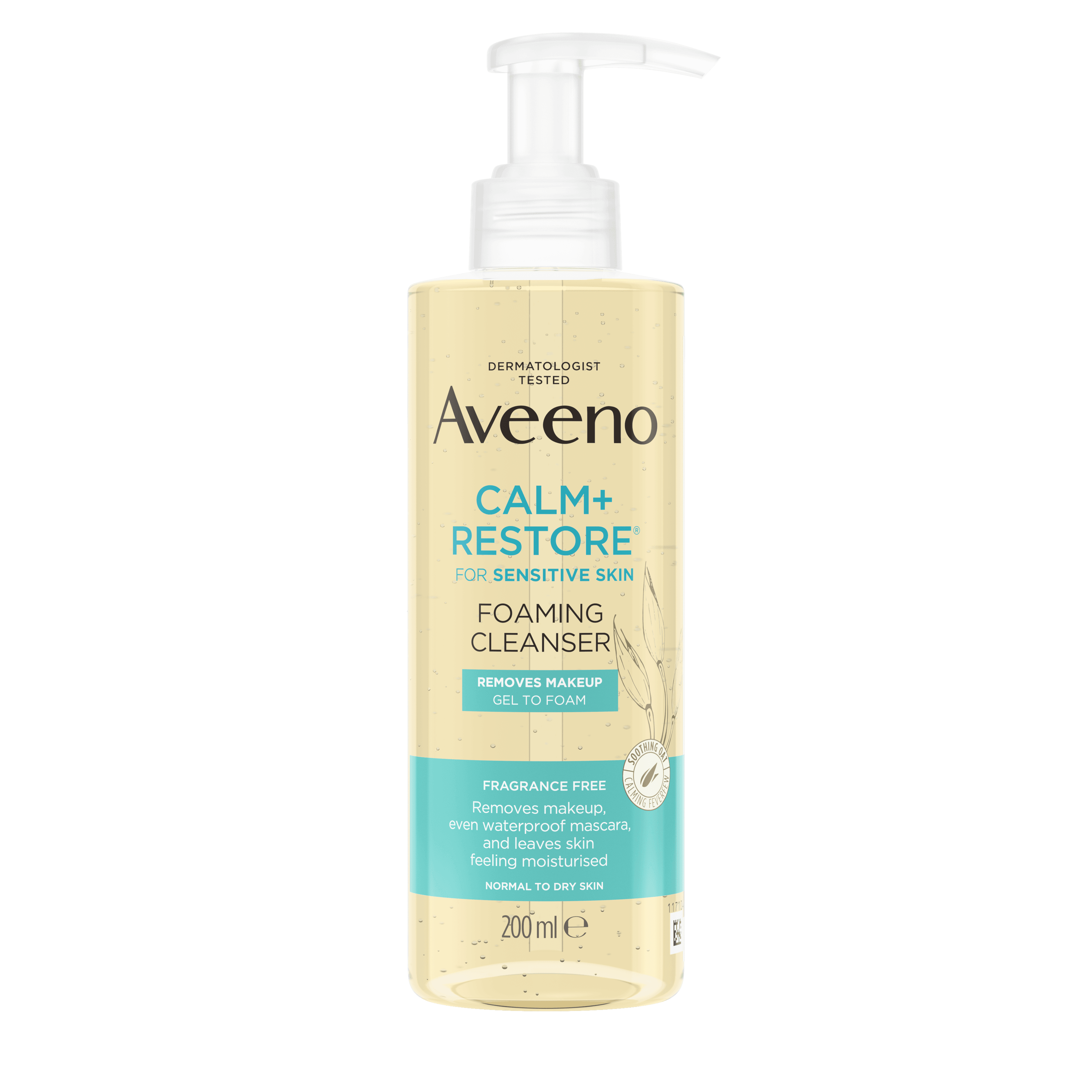 Aveeno Face Calm+Restore Foaming Cleanser 200ml