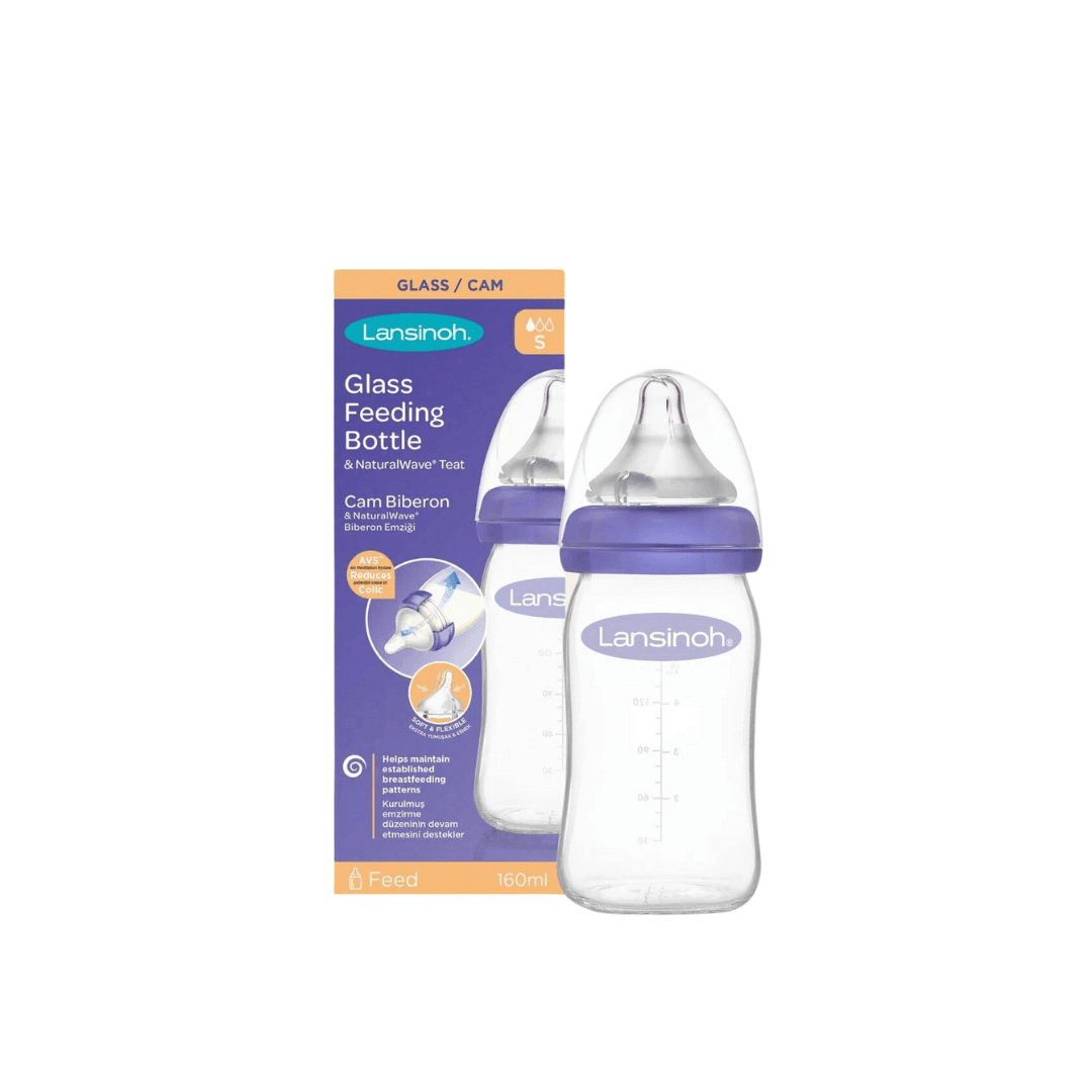 Lansinoh Glerpeli með túttu 160ml