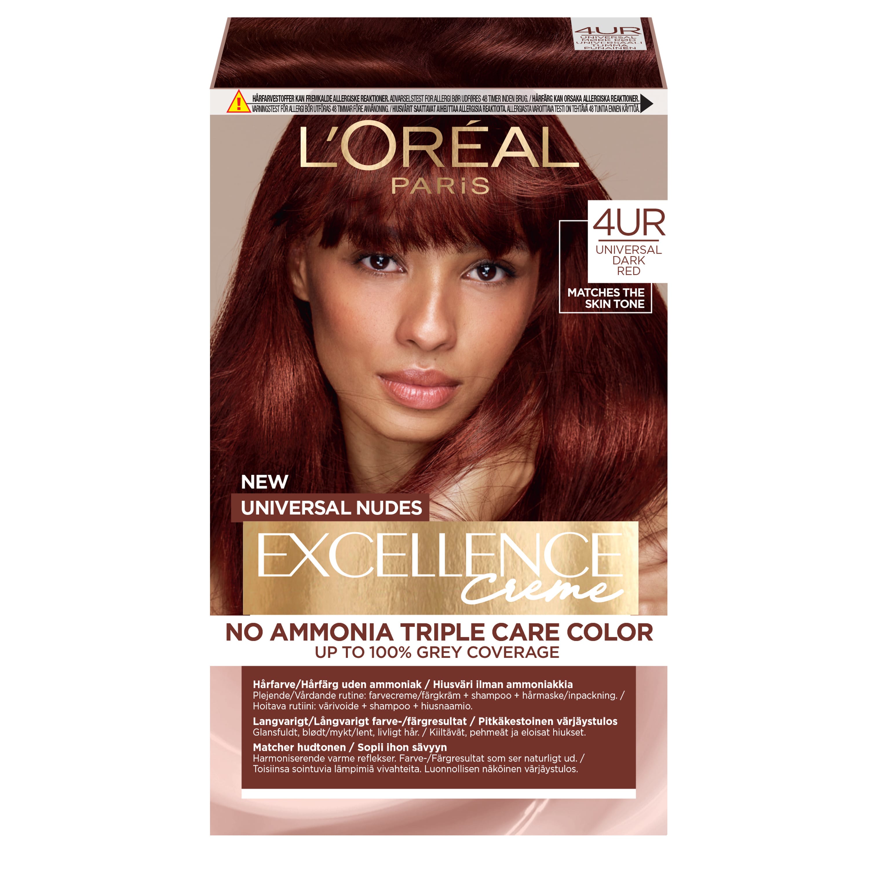 L'ORÉAL Excellence Universal Nude 4UR Dark Red