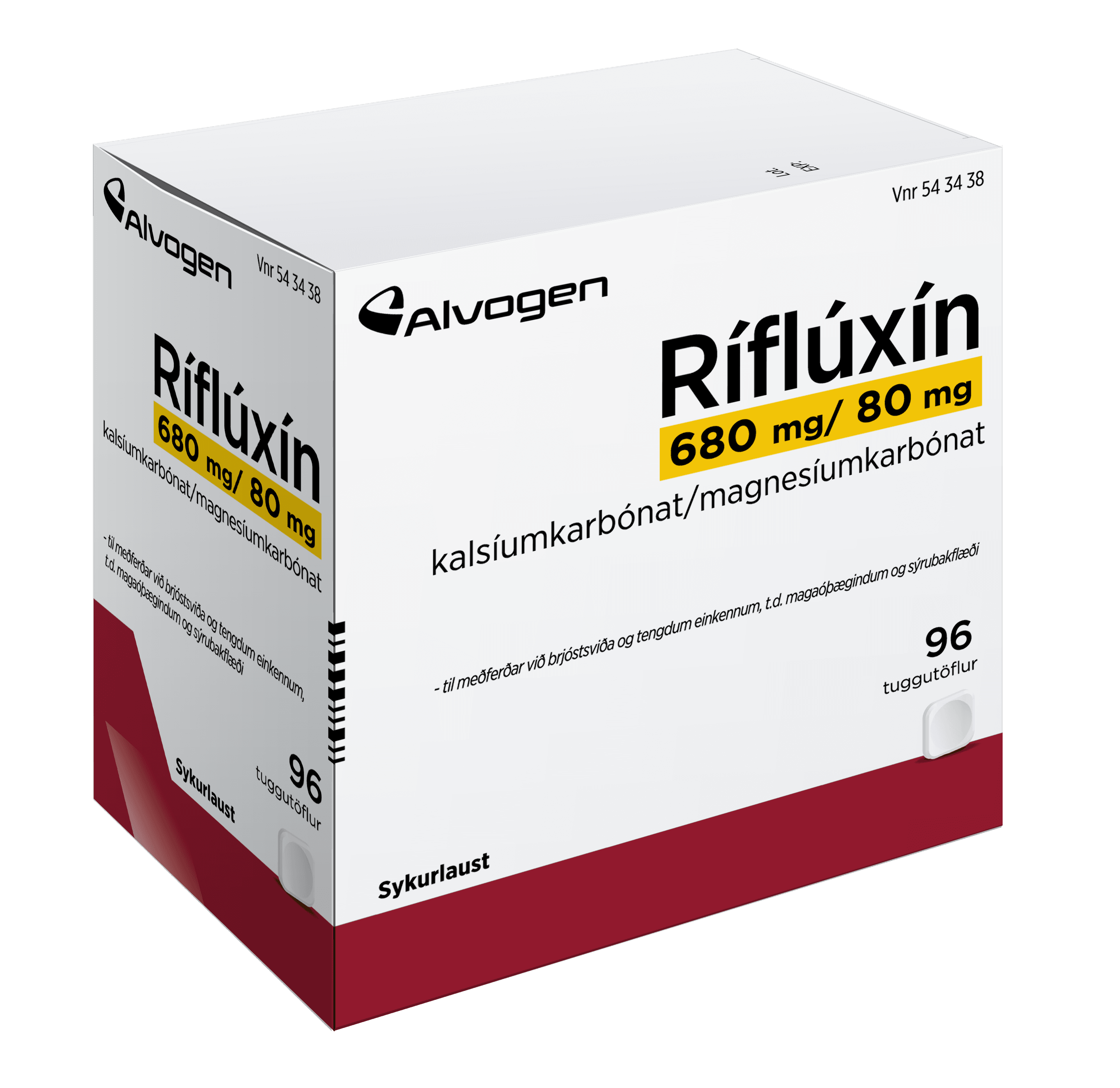 Ríflúxín, sog/tugg 0 96 stk