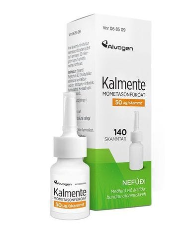 Kalmente nefúði 50 mcg/sk 140 skammtar