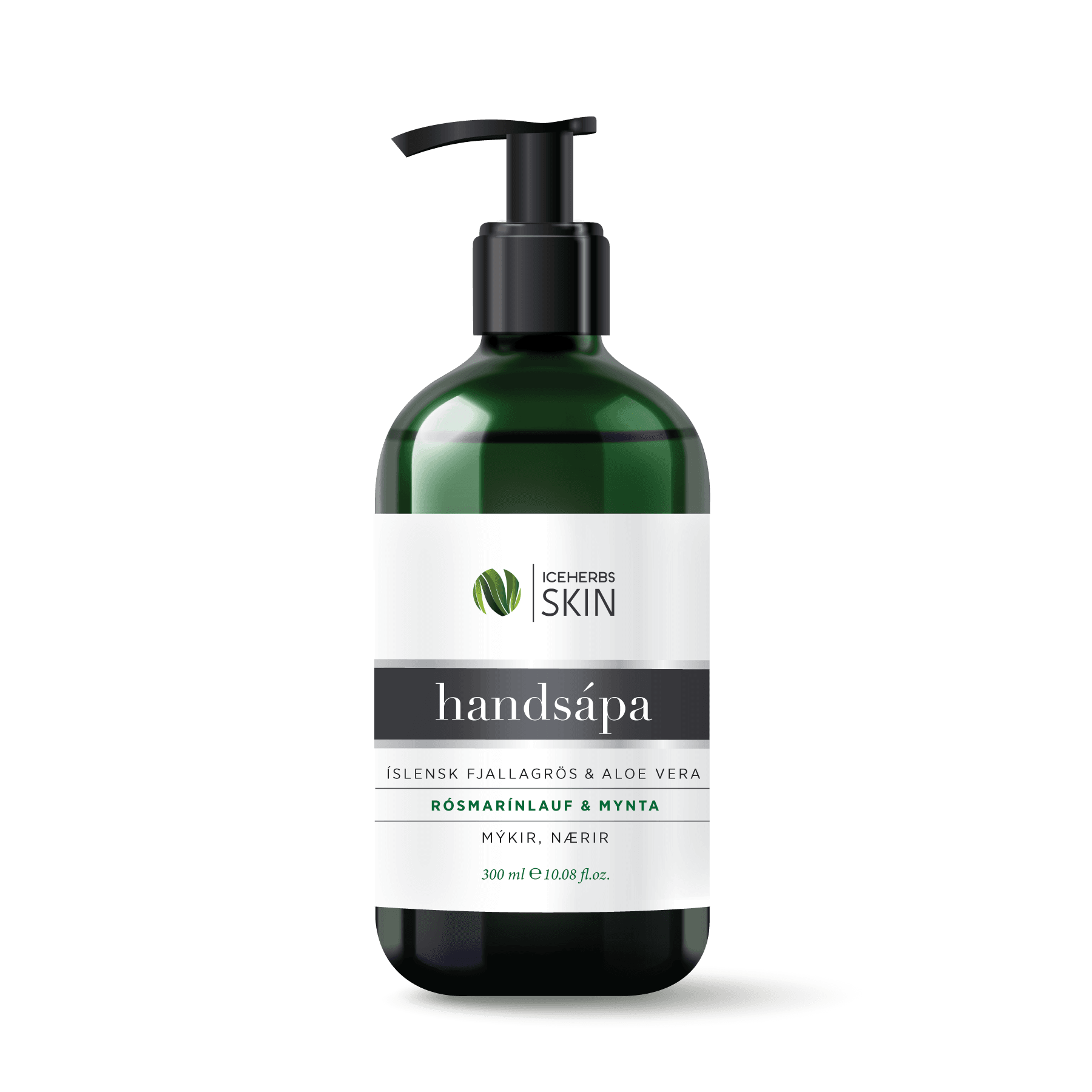 ICEHERBS SKIN Handsápa fjallagrös Rósmarín 300ml