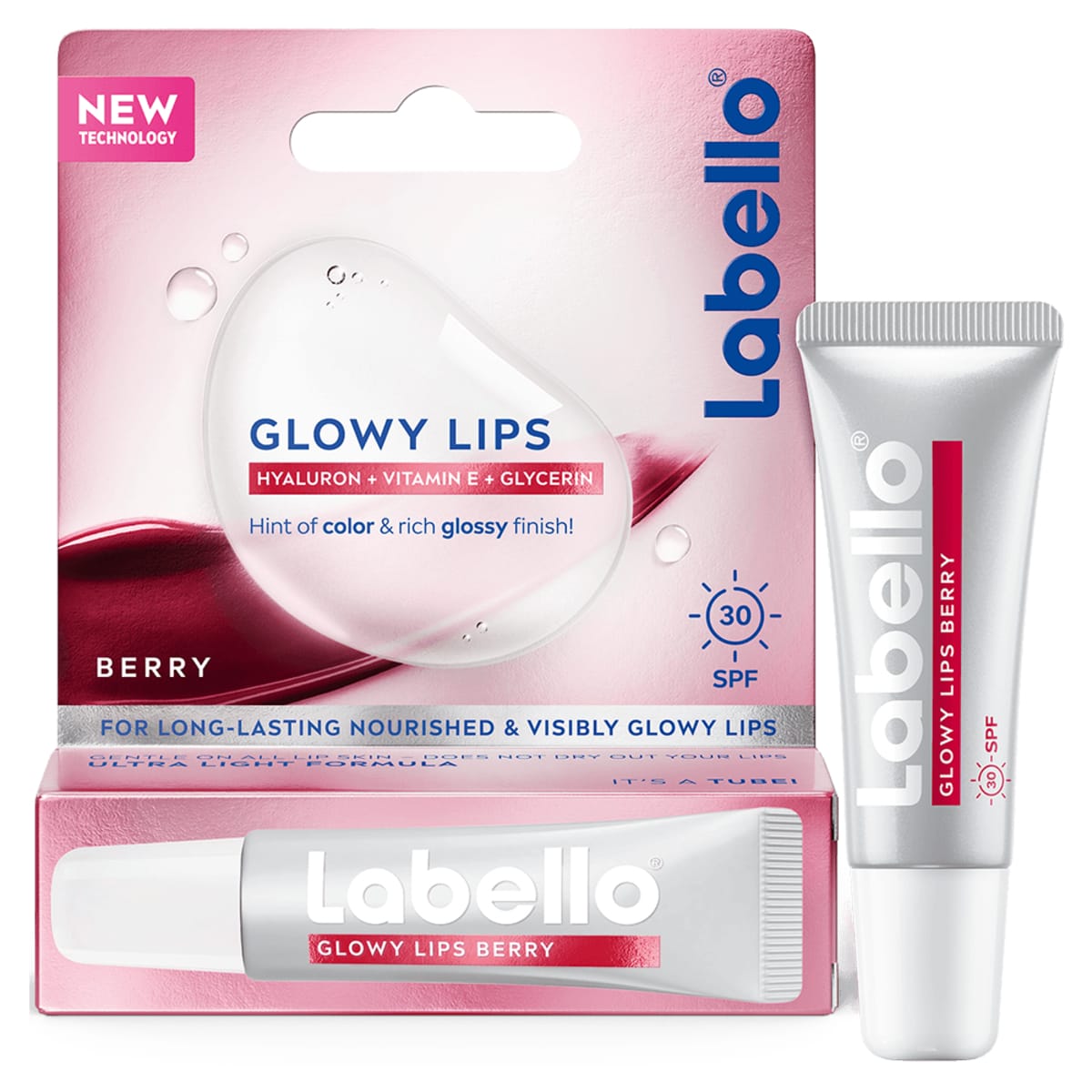 Labello Glowy Lips Berry SPF30