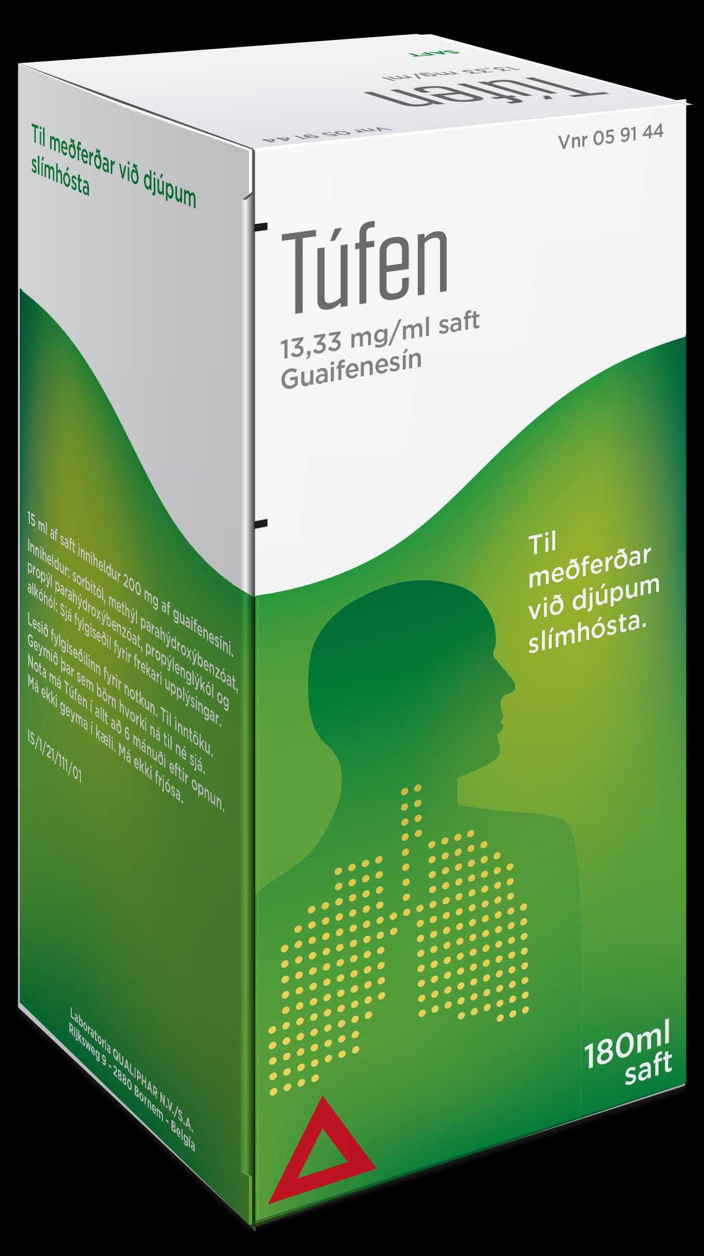 Túfen, saft 13,33 mg/ml 180 ml