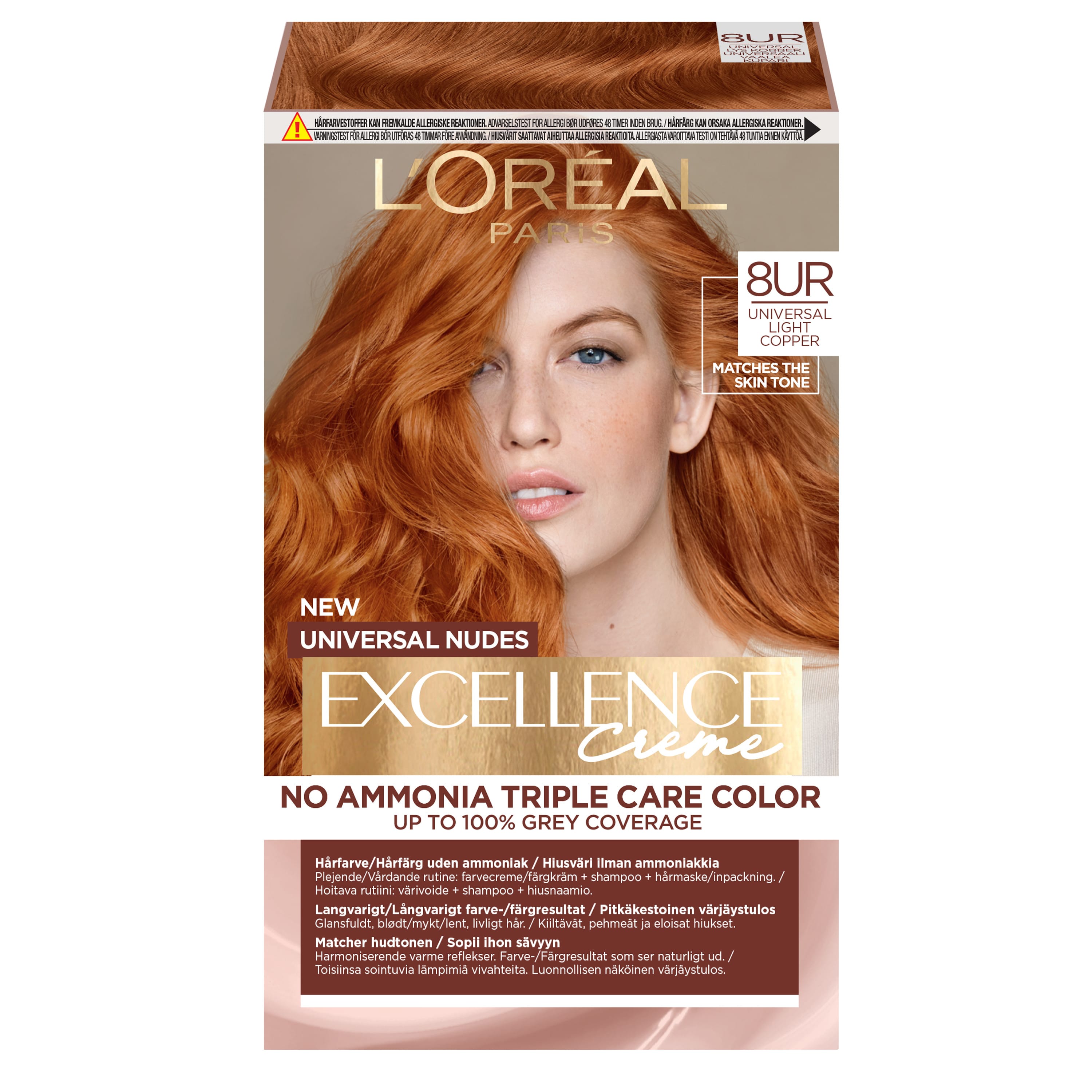 L'ORÉAL Excellence Universal Nude 8C Light Copper