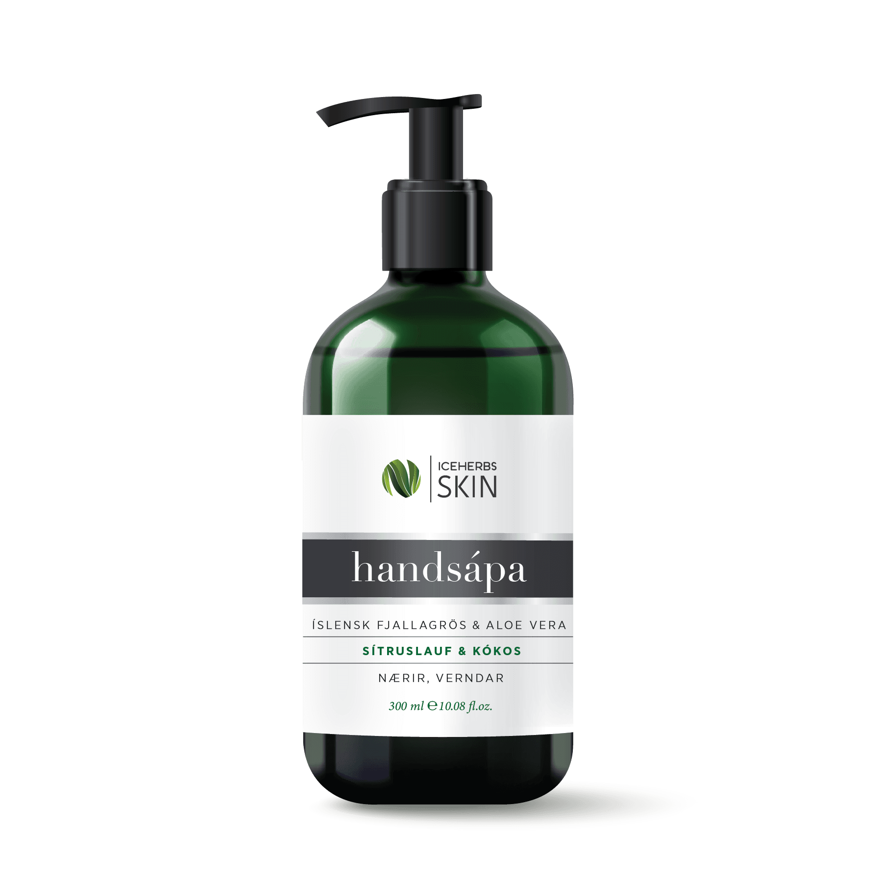 ICEHERBS SKIN Handsápa fjallagrös sítruslauf 300ml