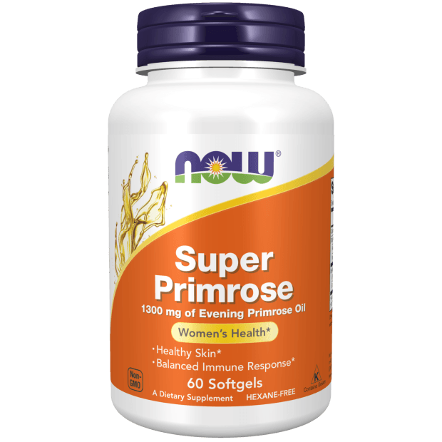 NOW Super Primrose 1300mg 60stk