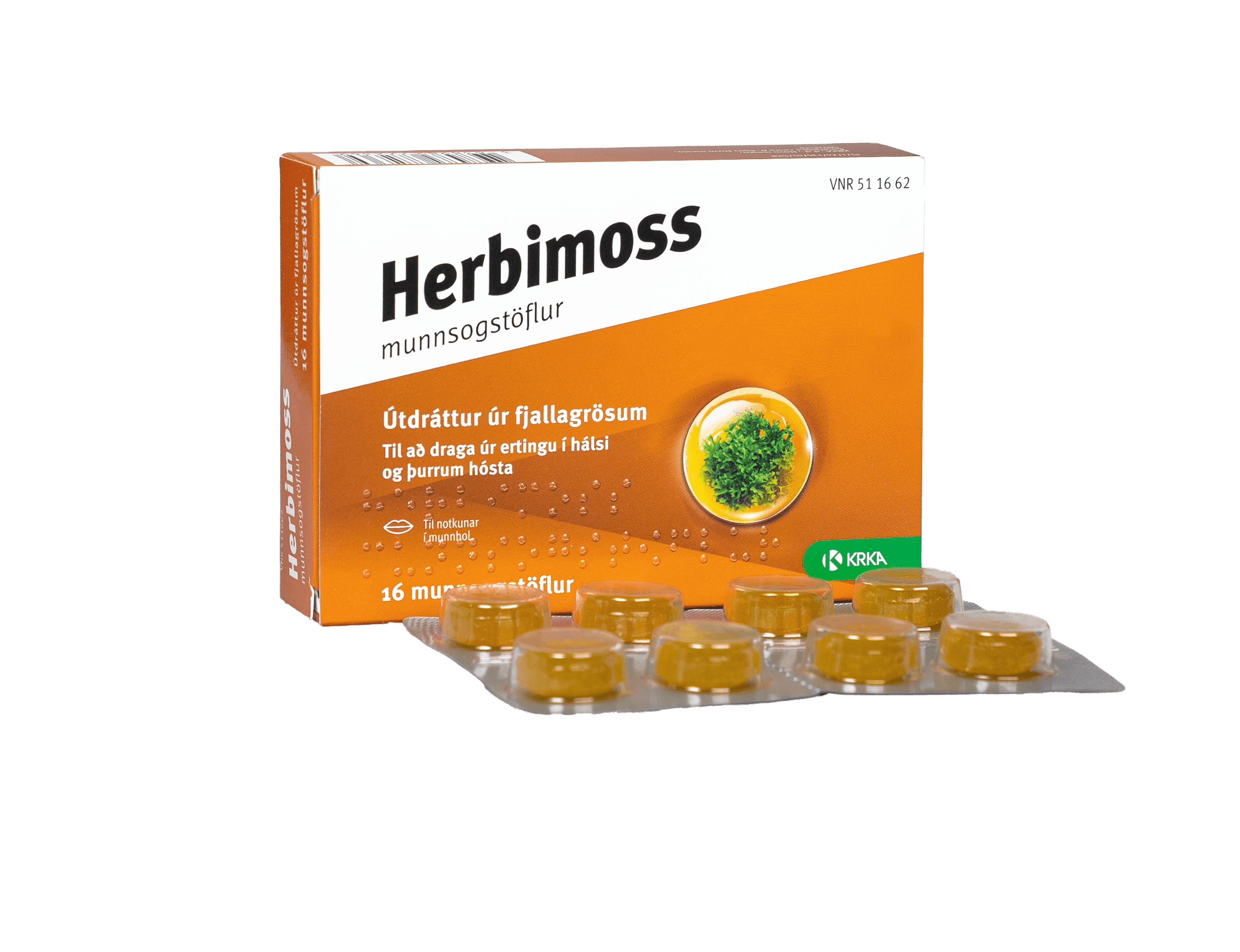 Herbimoss, munnstfl 3 mg 16 stk