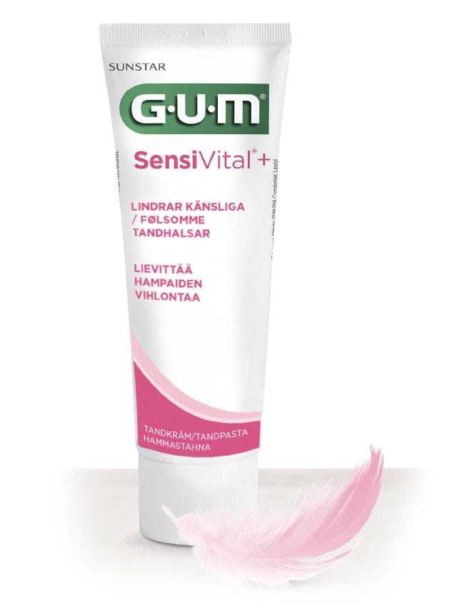 GUM Sensivital Tannkrem Fyrir Viðkvæmar Tennur