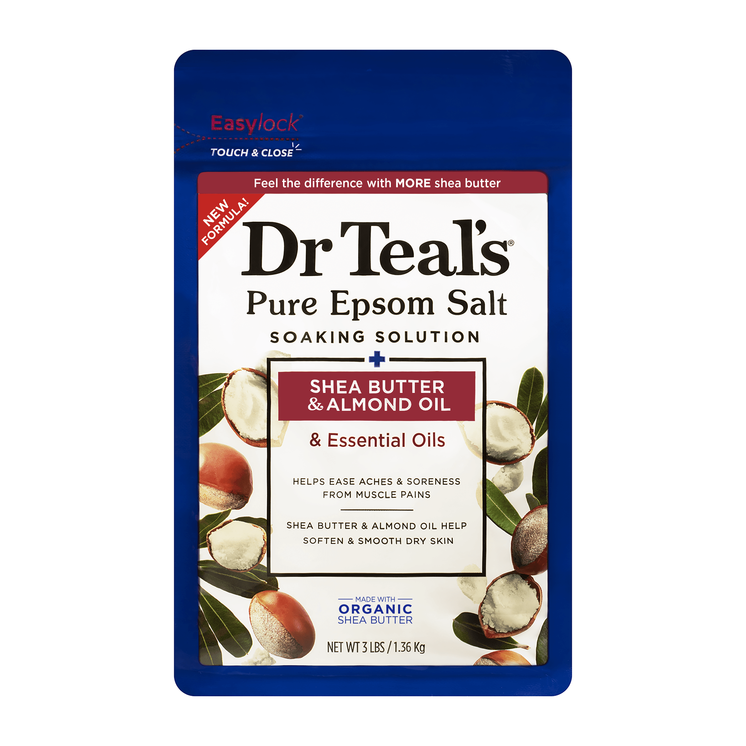 Dr.Teal's Shea Butter & Almond Salts 1.36kg