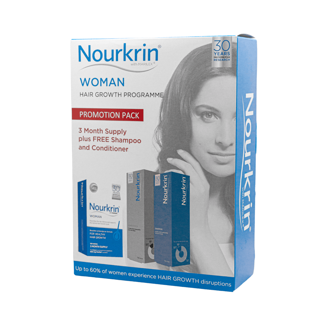 Nourkrin Woman 3 mánuðir Sjampó og hárnæring 150ml