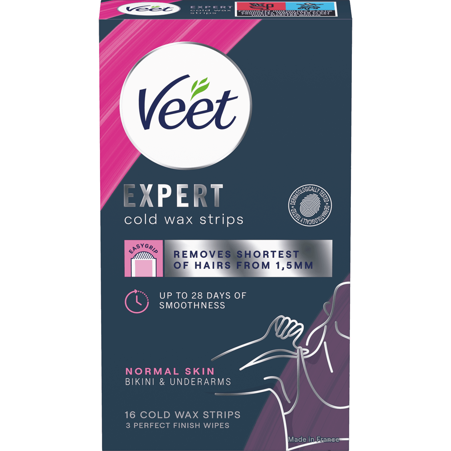 VEET Expert vaxstrimlar f.bikini og undir hendur
