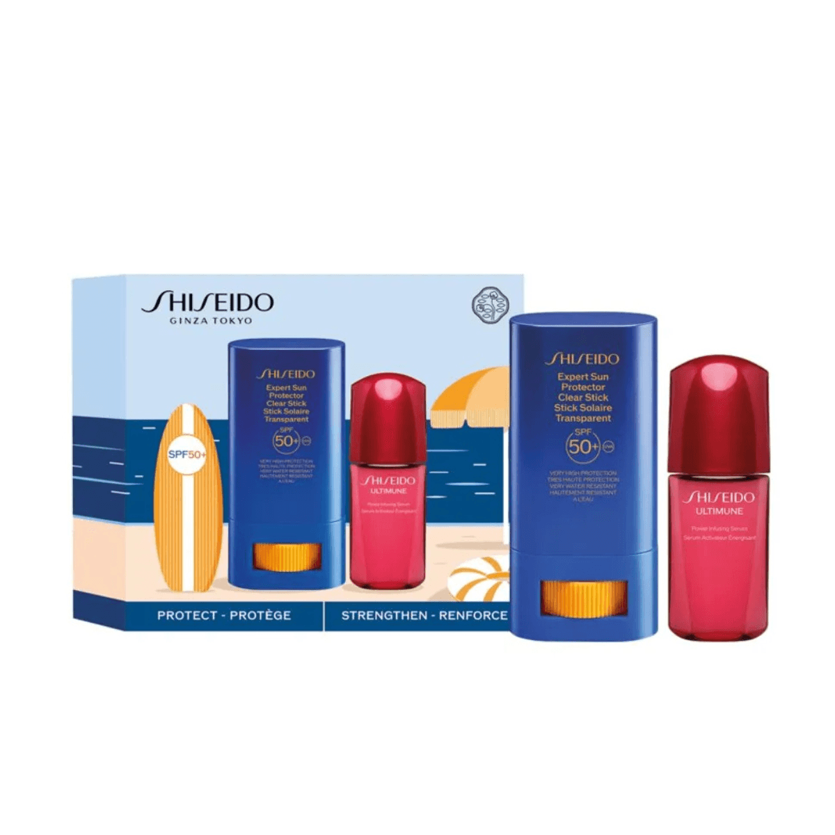 SHISEIDO Sun Protector Clear Stick Set